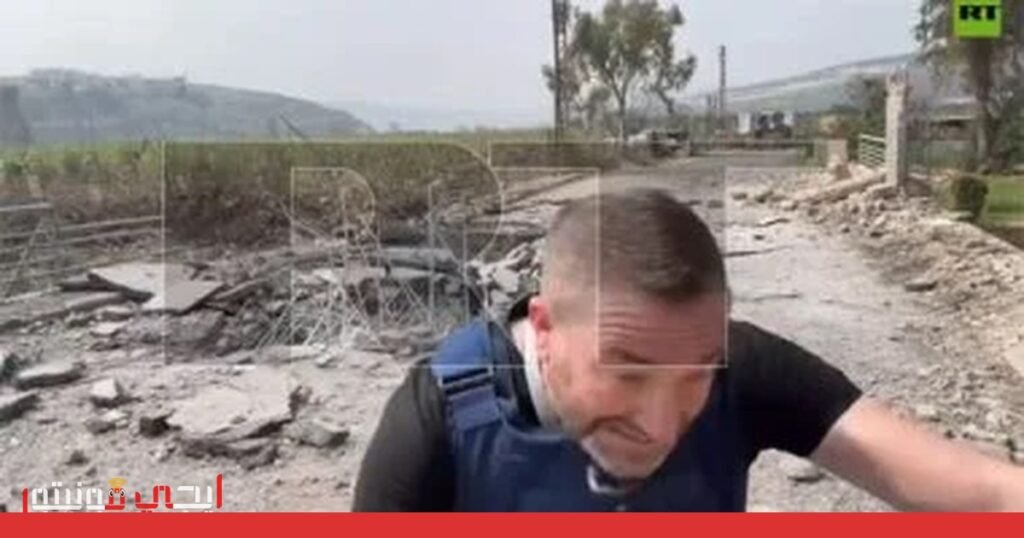 صورة: إصابة مراسل روسيا اليوم