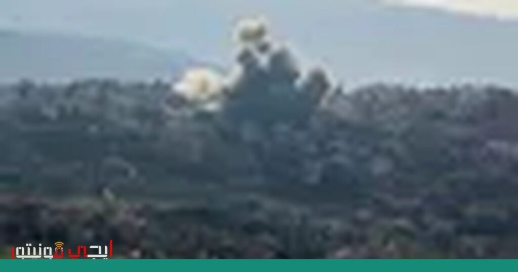 صورة: غارات جوية إسرائيلية