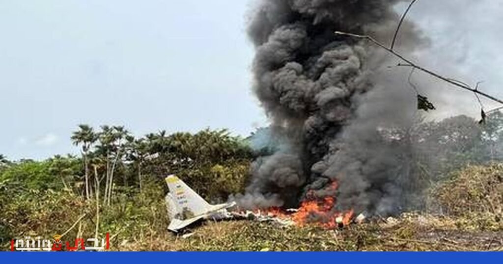 صورة: تحطم طائرة
