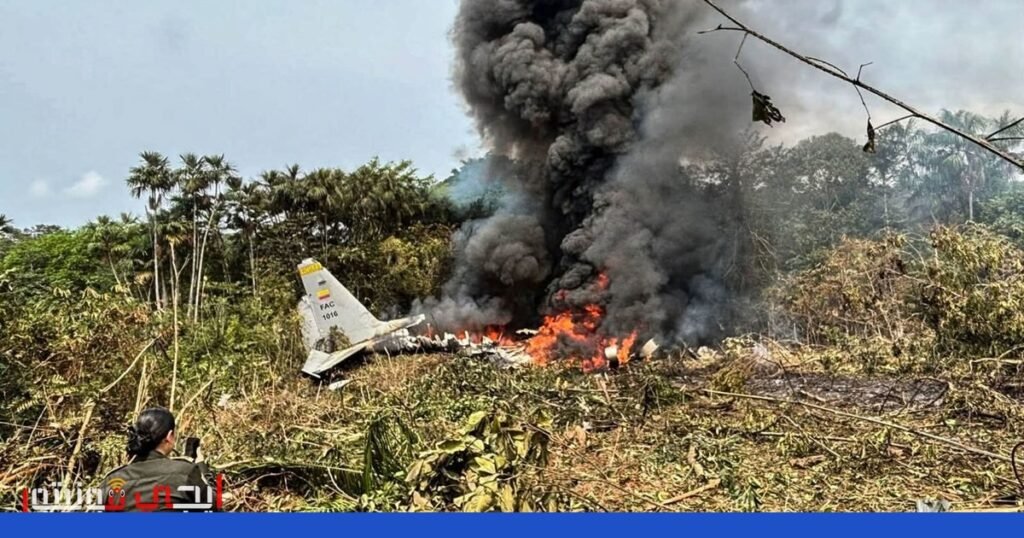 صورة: تحطم طائرة