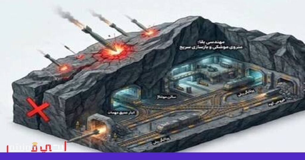 إيران تحول جبالها إلى قواعد صاروخية منيعة صورة: قواعد صاروخية