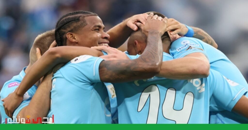 زينيت بطرسبورغ يتصدر الدوري الروسي بعد فوزه على كريليا سوفيتوف صورة: زينيت بطرسبورغ