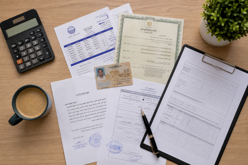 الأوراق والمستندات المطلوبة للتمويل العقاري