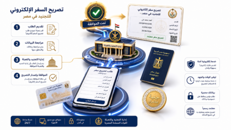 استخراج تصريح السفر الإلكتروني من التجنيد