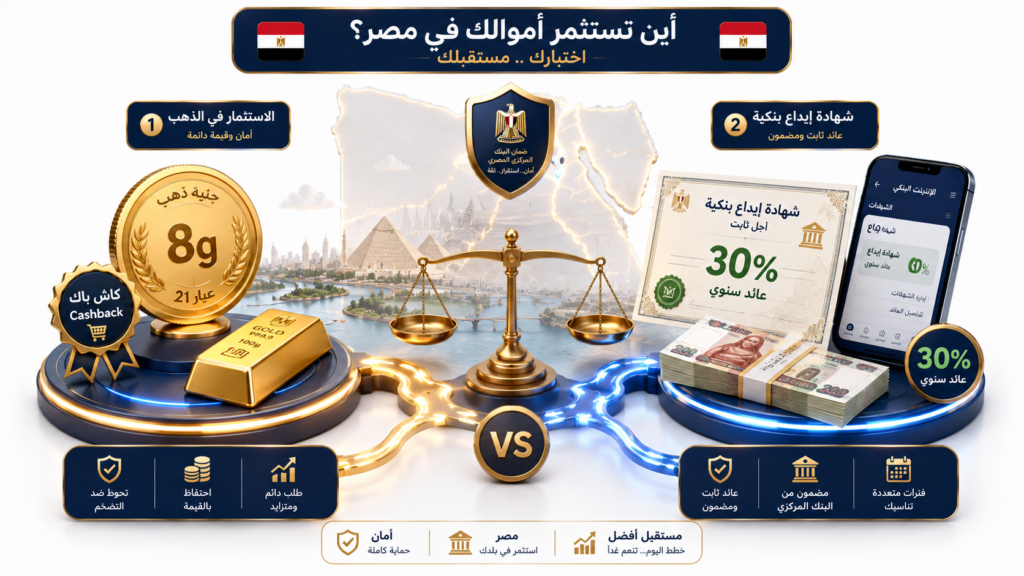 أيهما أفضل للاستثمار في مصر