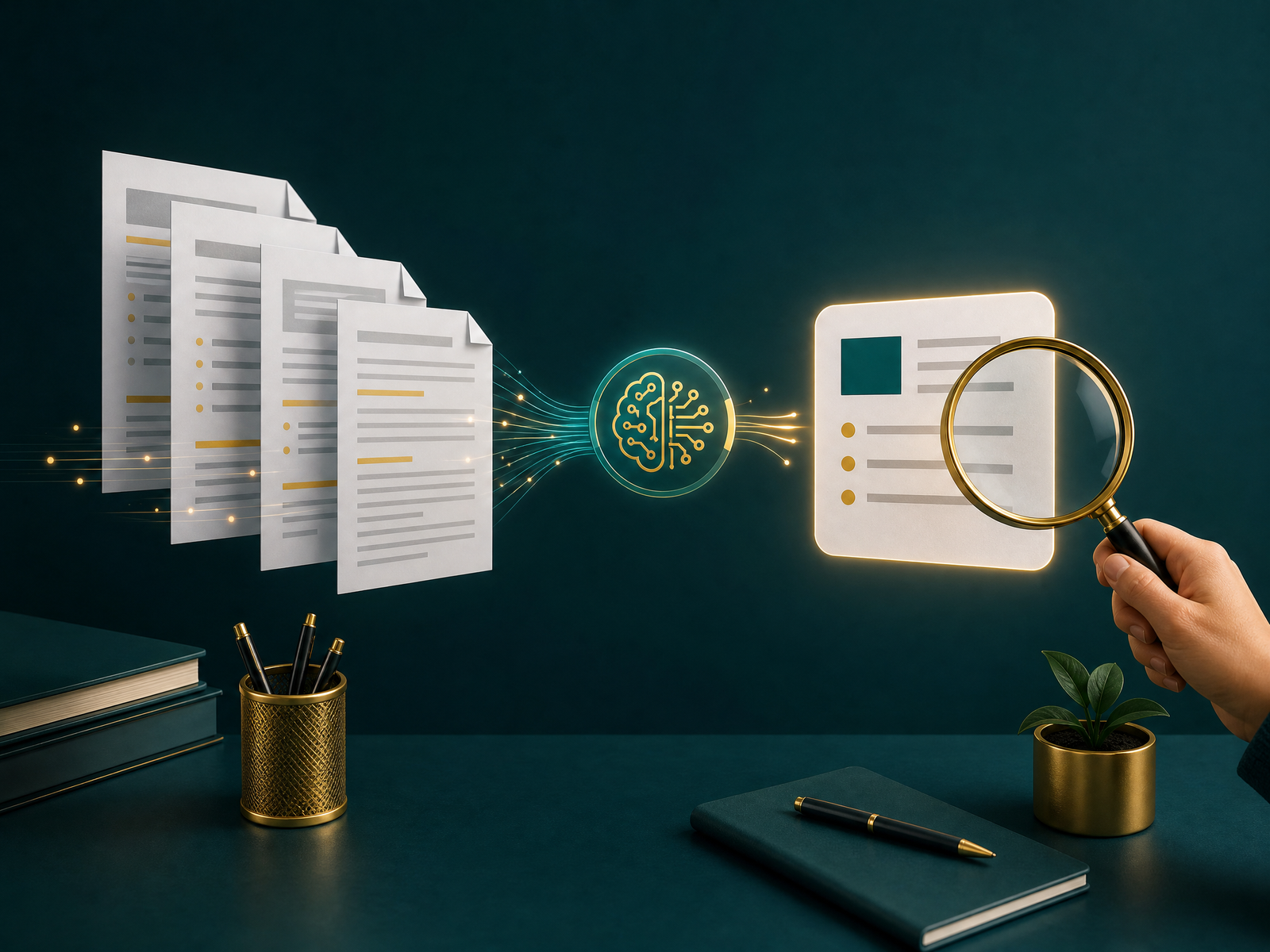 رفع ملف PDF إلى أداة ذكاء اصطناعي ومراجعة الملخص